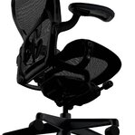 Herman Miller Aeron veľkosť B black edition