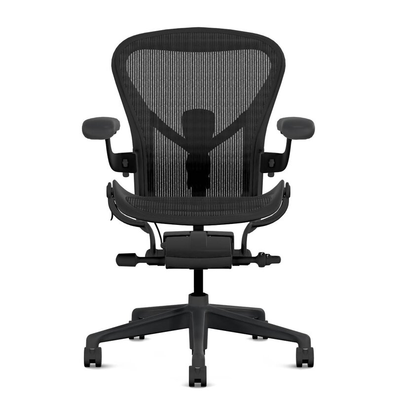 Herman Miller Aeron veľkosť B black edition