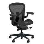 Herman Miller Aeron veľkosť B black edition