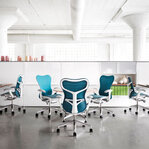 Herman Miller Mirra 2 butterfly tyrkysová